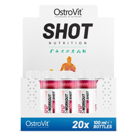 OstroVit Pump Pre-Workout Shot bez beta-alaniny 20 x 100 ml