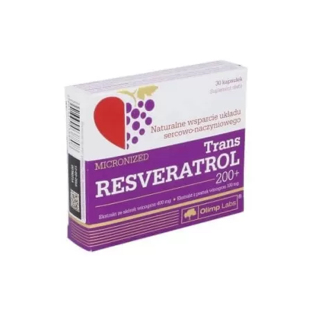 Olimp Trans Resveratrol 200+ 30 kaps.