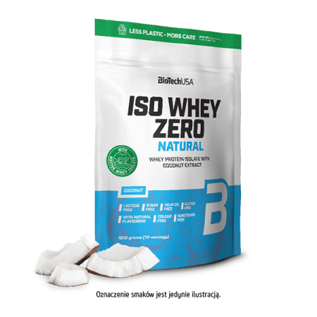 BioTech IsoWhey Zero Natural 1816 g - Lactose Free