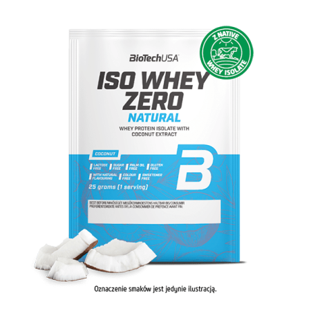 BioTech IsoWhey Zero Natural 25 g - Lactose Free