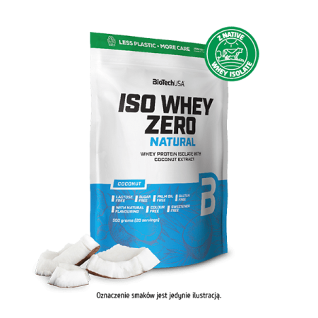 BioTech IsoWhey Zero Natural 500 g - Lactose Free