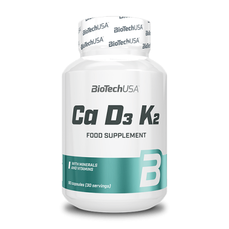 BioTech Ca-D3-K2 90 kaps.