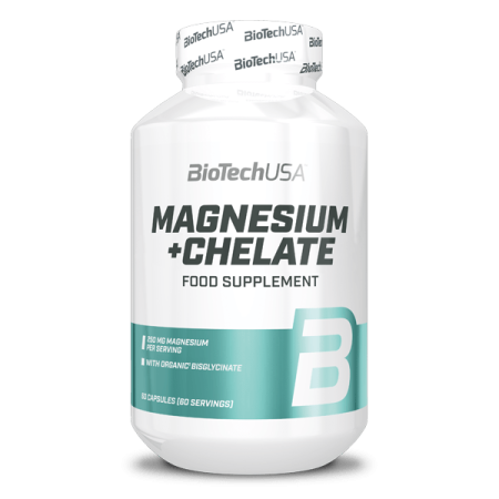 BioTech Magnesium + Chelate 60 kaps.