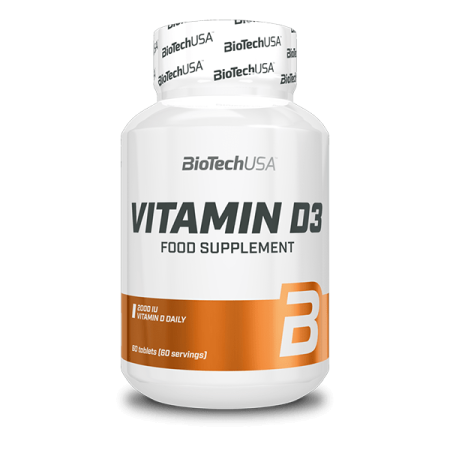 BioTech Vitamin D3 50mcg 60 tabl.