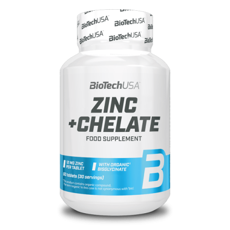 BioTech Zinc + Chelate 60 tabl.