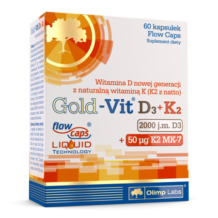 Olimp Gold-Vit® D3+K2 2000 IU 60 kaps.