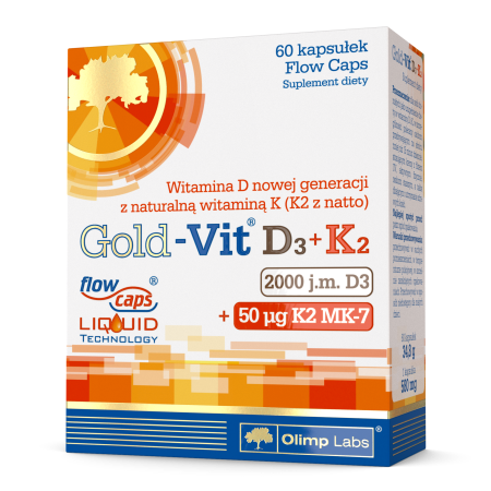 Olimp Gold-Vit® D3+K2 2000 IU 60 kaps.