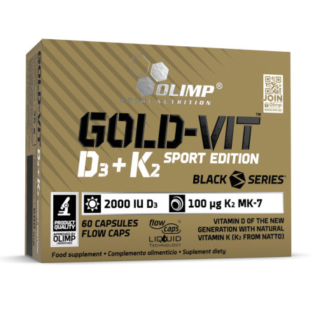 Olimp Gold-Vit® D3+K2 2000 IU Sport Edition 60 kaps.